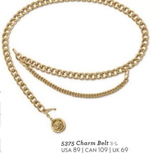 CAbi 5375 gold tone chain belt GORGEOUS
